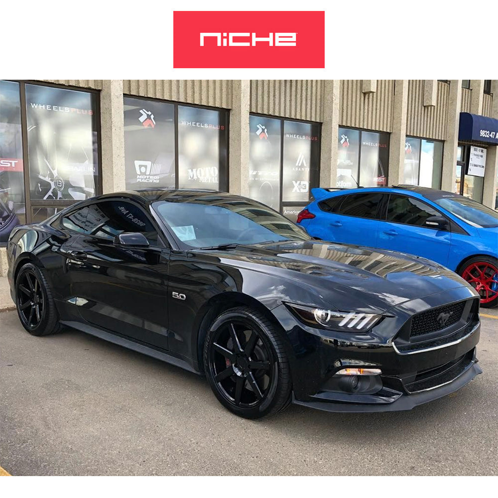 日産 ＧＴ－Ｒ用 ニッチ ヴェローナ 20x9J ET 35 フロント、20x10J ET 40 リア グロスブラック ホイール４本セット (消費税、送料込み)