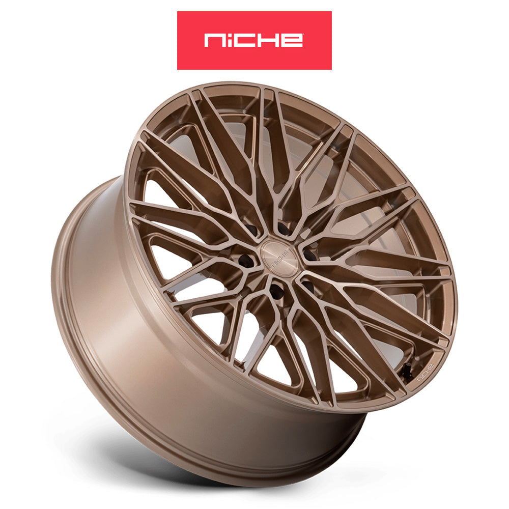 トヨタ ランドクルーザー用  ニッチ カラブリア６ 20x9.5J ET 30 フロント、リア プラチナブロンズ ホイール４本セット　Niche CALABRIA 6 20X9.5 6X5.5 106 +30 PLT-BNZ (消費税、送料込み)