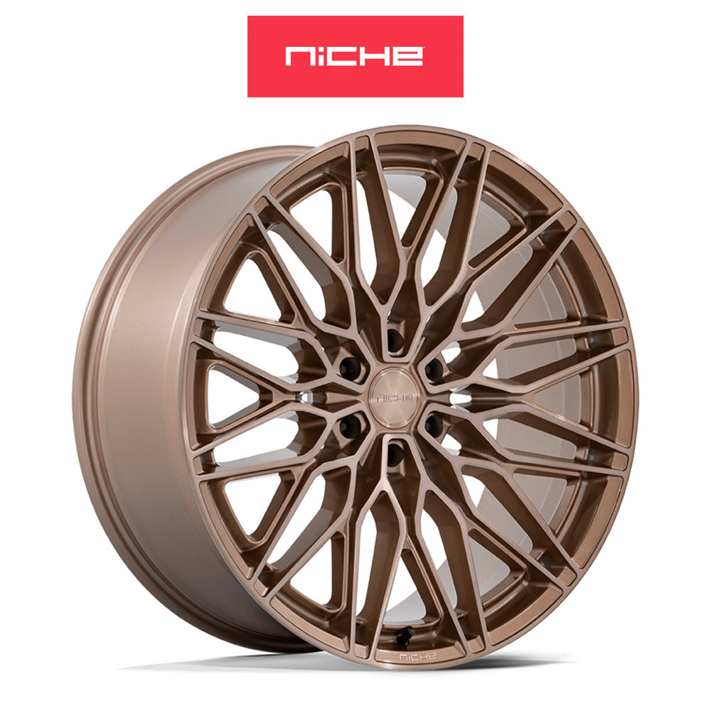 トヨタ ランドクルーザー用  ニッチ カラブリア６ 20x9.5J ET 30 フロント、リア プラチナブロンズ ホイール４本セット　Niche CALABRIA 6 20X9.5 6X5.5 106 +30 PLT-BNZ (消費税、送料込み)