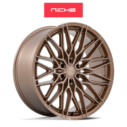 トヨタ ランドクルーザー用  ニッチ カラブリア６ 20x9.5J ET 30 フロント、リア プラチナブロンズ ホイール４本セット　Niche CALABRIA 6 20X9.5 6X5.5 106 +30 PLT-BNZ (消費税、送料込み)