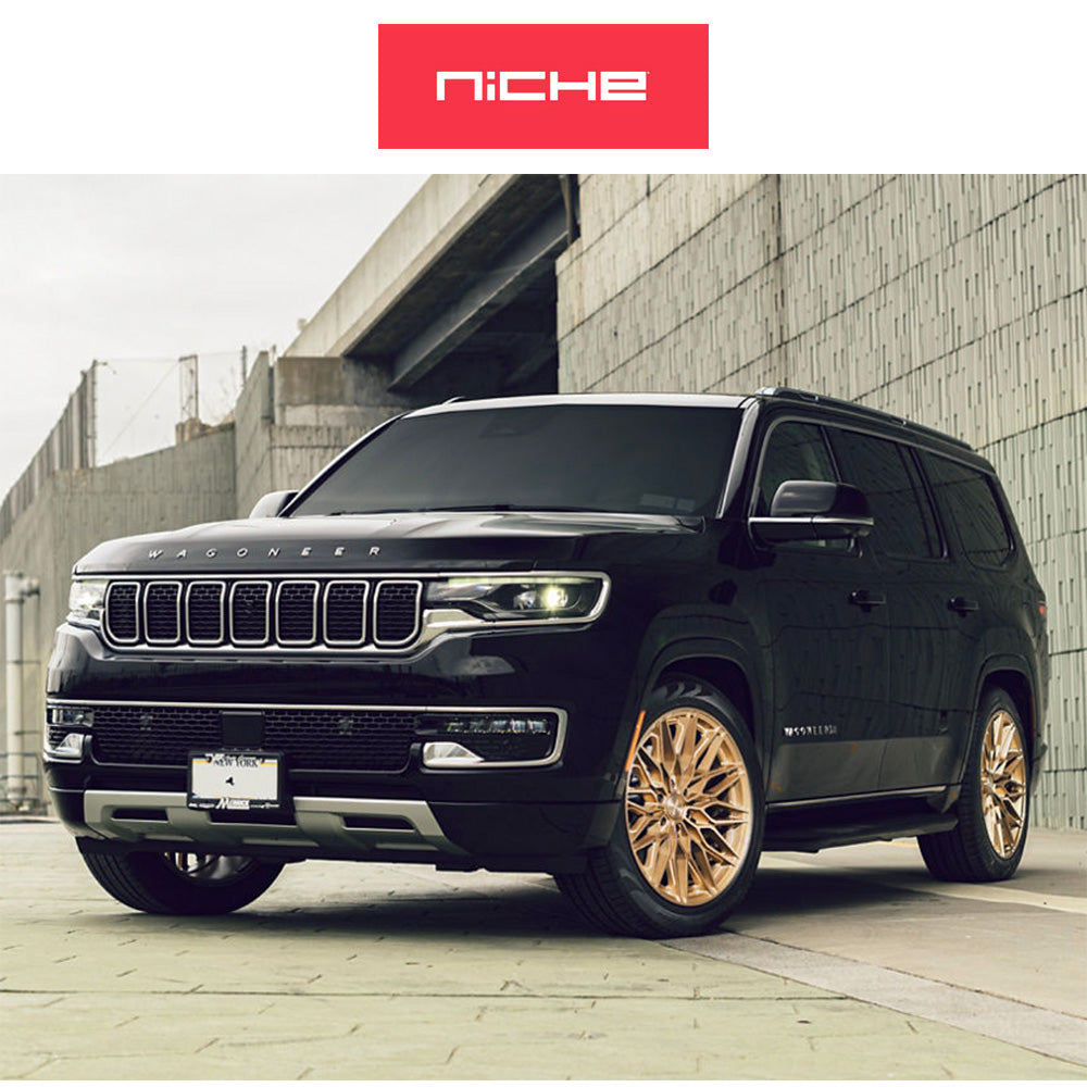 トヨタ ランドクルーザー用  ニッチ カラブリア６ 20x9.5J ET 30 フロント、リア プラチナブロンズ ホイール４本セット　Niche CALABRIA 6 20X9.5 6X5.5 106 +30 PLT-BNZ (消費税、送料込み)