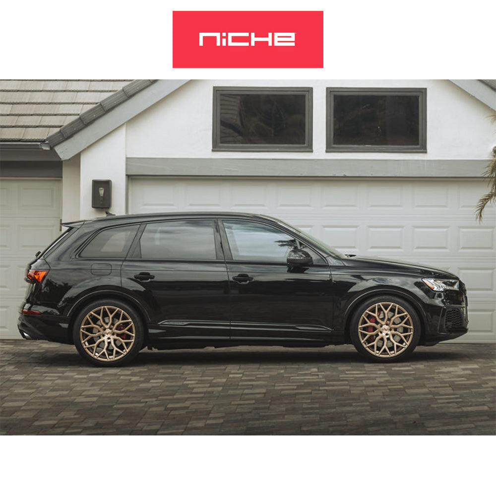 テスラモデルＹ用 ニッチ マザンティ 19x9.5J ET 35 フロント、リア ブロンズブラッシュド ホイール４本セット Niche MAZZANTI 19X9.5 5X4.5 72 BZBR 35MM (消費税、送料込み)