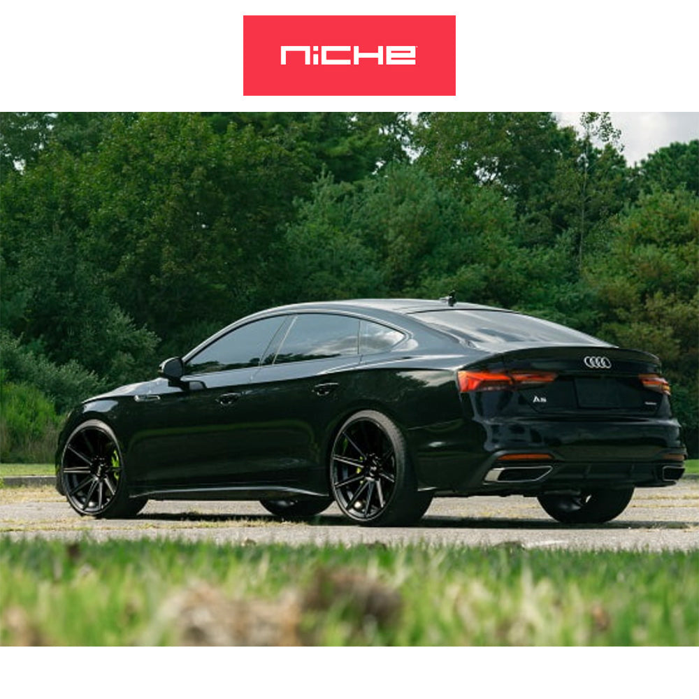 テスラモデルＹ用 ニッチ ティフォシ 20x10.5J ET 40 フロント、リア マットブラック ホイール４本セット　Niche 20X10.5 TIFOSI 5X114.3 BD 7.34 72 40MM (消費税、送料込み)