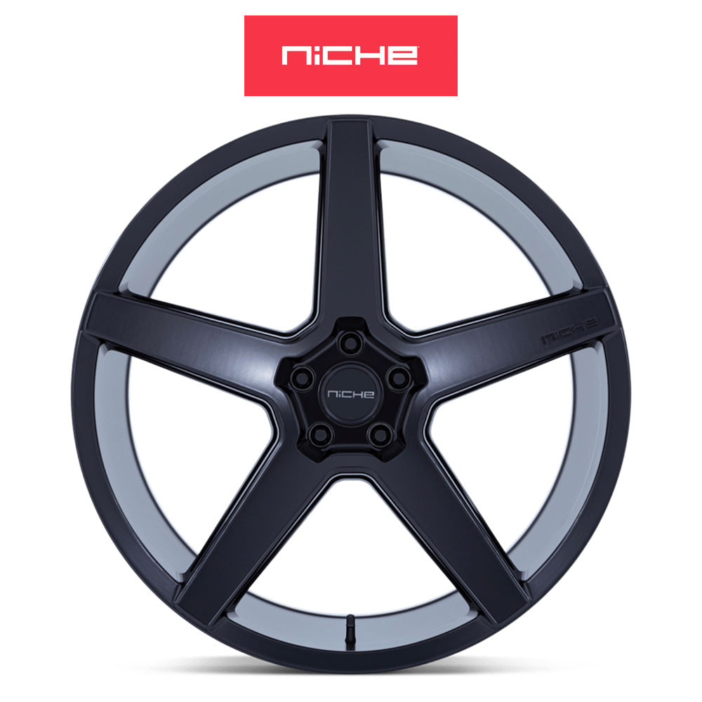レクサス ＲＸ用 ニッチ モデナ 20x9J ET 35 フロント、リア マットブラック ホイール４本セット　Niche MODENA 20X9 5X4.5 72 +35 M-BLK (消費税、送料込み)