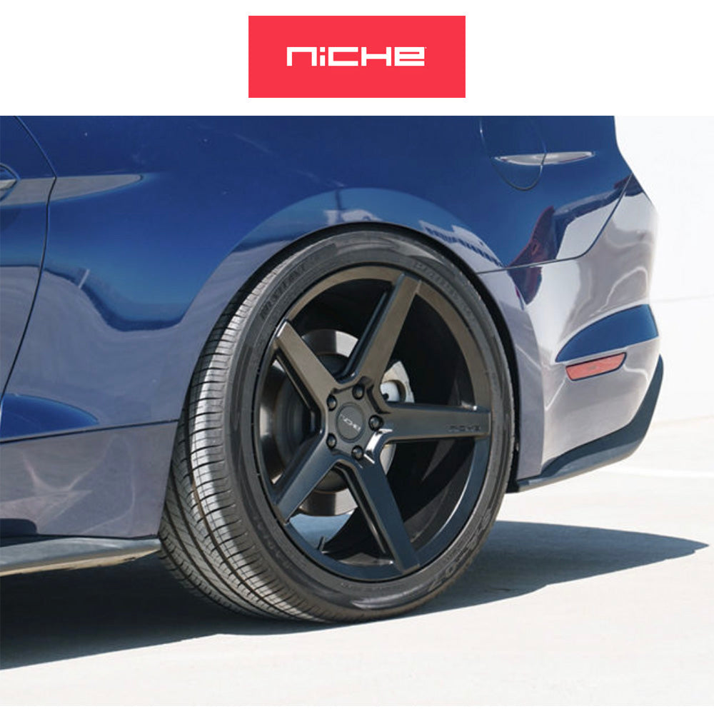 レクサス ＲＸ用 ニッチ モデナ 20x9J ET 35 フロント、リア マットブラック ホイール４本セット　Niche MODENA 20X9 5X4.5 72 +35 M-BLK (消費税、送料込み)