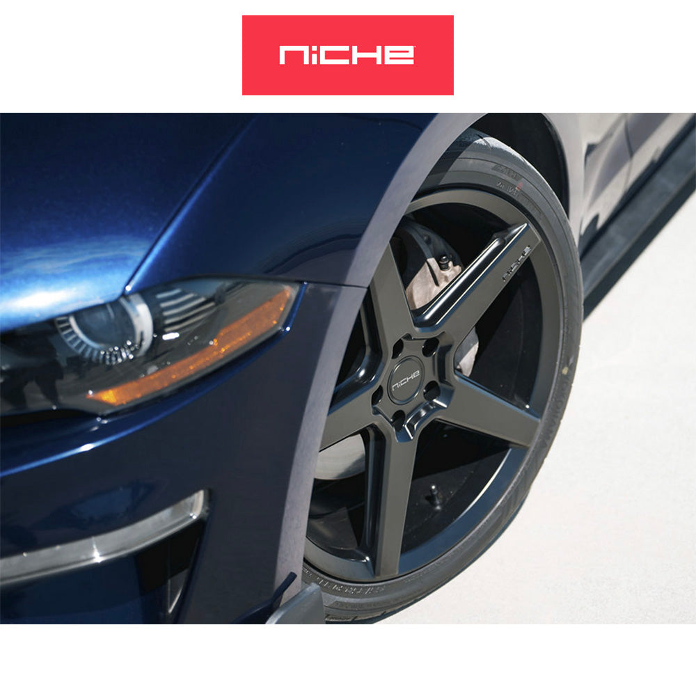 レクサス ＲＸ用 ニッチ モデナ 20x9J ET 35 フロント、リア マットブラック ホイール４本セット　Niche MODENA 20X9 5X4.5 72 +35 M-BLK (消費税、送料込み)