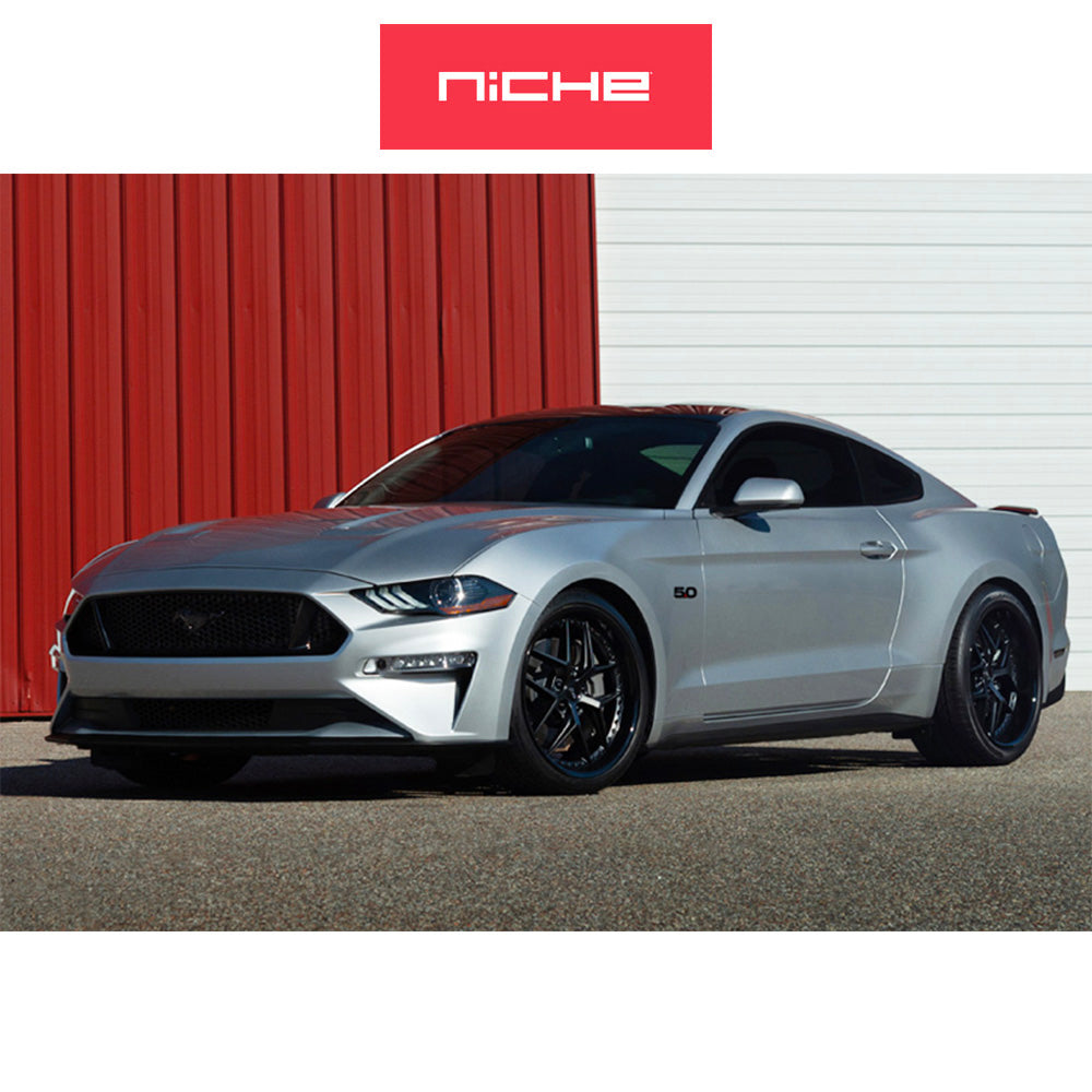 テスラモデル３用 ニッチ バイス 20x9J ET 35 フロント、リア グロスブラック マットブラック ホイール４本セット　Niche VICE 20X9 5X4.5 72 BLD +35 (消費税、送料込み)