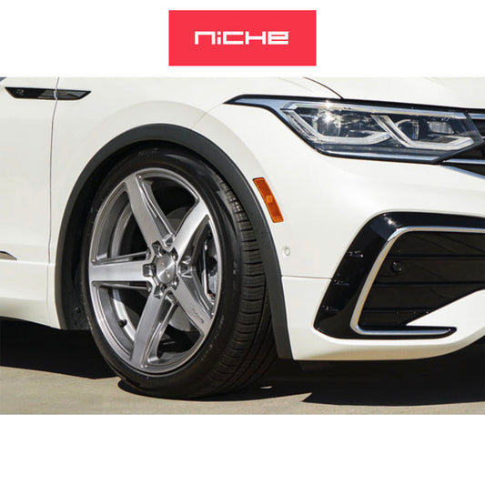 ホンダ シビック　タイプＲ(Honda Civic Type-R)用 ニッチ テラモ 18x8.5J ET 30 フロント&リア アンスラサイトブラッシュドフェイスティントクリア ホイール４本セット Niche TERAMO 18X8 5X120 72 GLR +30 (送料無料)