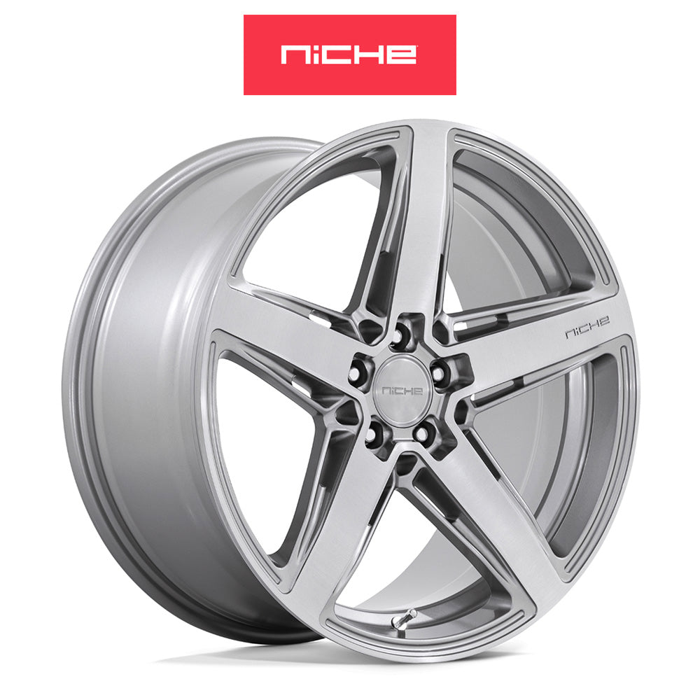 トヨタ ＧＲ８６(Toyota GR86)用  ニッチ テラモ 18x8J ET 30 フロント&リア アンスラサイトブラッシュドフェイスティントクリア ホイール４本セット Niche TERAMO TERAMO 18X8 5X100 66 GLR +30 (送料無料)