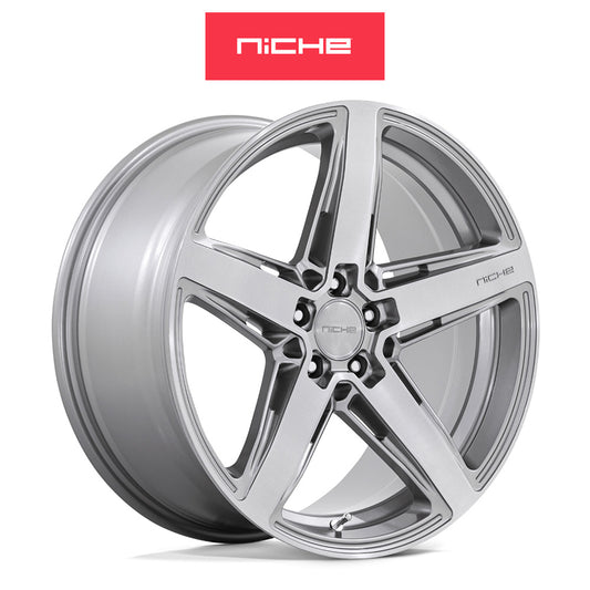 トヨタ ＧＲ８６(Toyota GR86)用  ニッチ テラモ 18x8J ET 30 フロント&リア アンスラサイトブラッシュドフェイスティントクリア ホイール４本セット Niche TERAMO TERAMO 18X8 5X100 66 GLR +30 (送料無料)