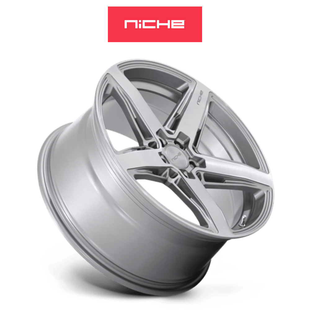 トヨタ ＧＲ８６(Toyota GR86)用  ニッチ テラモ 18x8J ET 30 フロント&リア アンスラサイトブラッシュドフェイスティントクリア ホイール４本セット Niche TERAMO TERAMO 18X8 5X100 66 GLR +30 (送料無料)