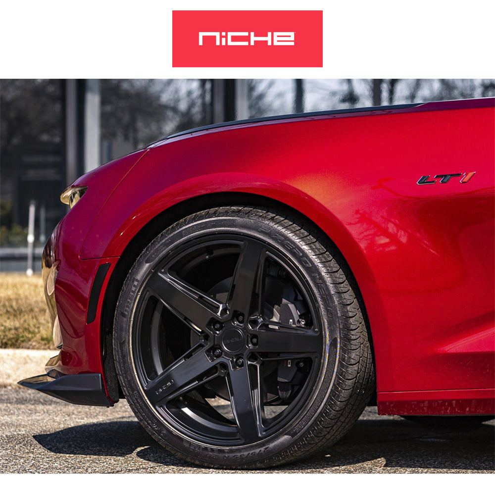 トヨタ ＧＲ８６(Toyota GR86)用  ニッチ テラモ 18x8J ET 30 フロント&リア マットブラック ホイール４本セット Niche TERAMO 18X8 5X100 66 BD +30 (送料無料)
