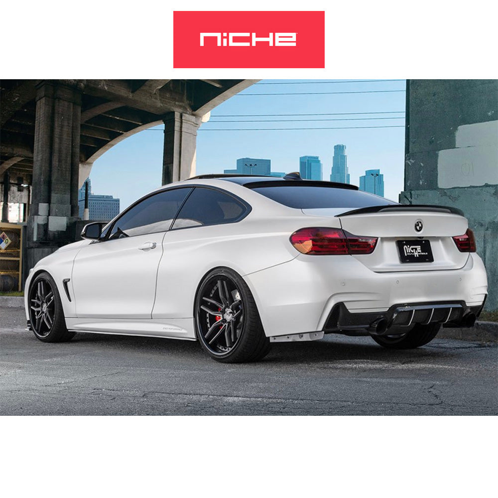 ホンダ シビック　タイプＲ(Honda Civic Type-R)用 ニッチ メソッド 20x9J ET 35 フロント&リア グロスブラック マットブラック ホイール４本セット Niche METHOS 20X9 5X120 72 BLD +35 (送料無料)