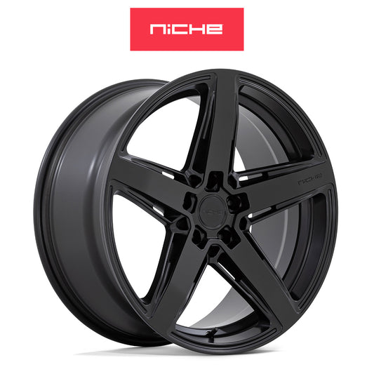 トヨタ ＧＲ８６(Toyota GR86)用  ニッチ テラモ 18x8J ET 30 フロント&リア マットブラック ホイール４本セット Niche TERAMO 18X8 5X100 66 BD +30 (送料無料)