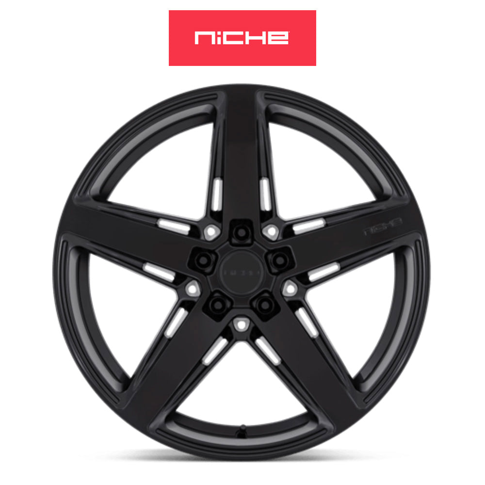 トヨタ ＧＲ８６(Toyota GR86)用  ニッチ テラモ 18x8J ET 30 フロント&リア マットブラック ホイール４本セット Niche TERAMO 18X8 5X100 66 BD +30 (送料無料)