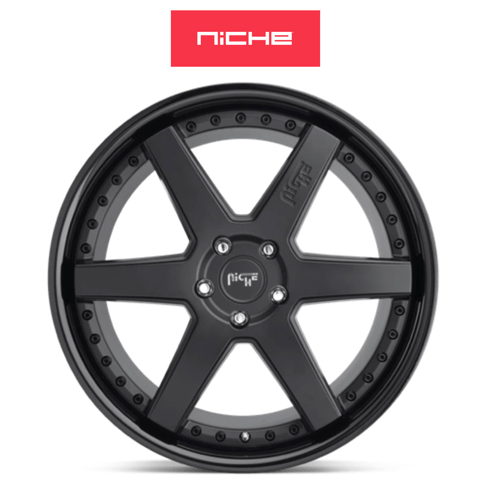 BMW X5用 ニッチ アルテア 20x9J グロスブラックマットブラック ホイール４本セット Niche Altair M192 20X9 5X112 GL-BLK-MB 38MM (送料無料)
