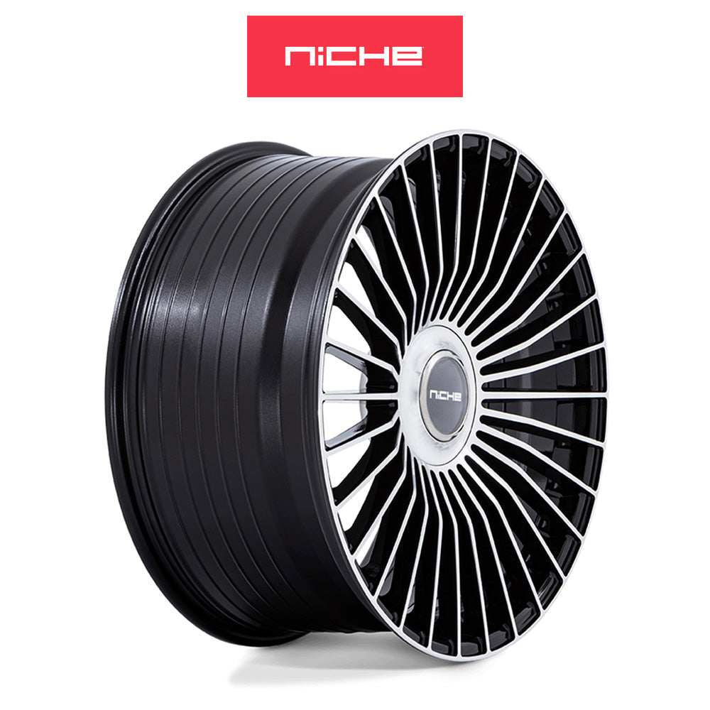 レクサス ＲＸ用 ニッチ セリーン 20x9J ET 35 フロント、リア グロスブラック マシンドフェイス フリーフォームホイール４本セット (消費税、送料込み)