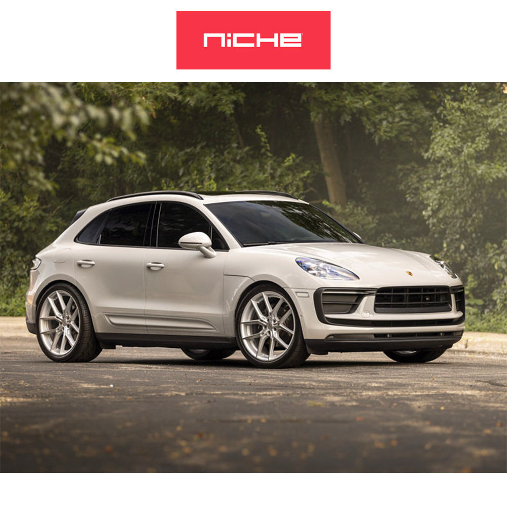 テスラモデルＹ用 ニッチ プロディジー５ 20x9J ET 35 フロント、リア シルバーマシンドフェイス フリーフォームホイール４本セット　Niche PRODIGY 5 20X9 5X4.5 72 +35 SLV-MCH (消費税、送料込み)