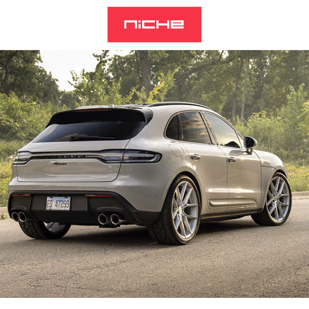 テスラモデルＹ用 ニッチ プロディジー５ 20x9J ET 35 フロント、リア シルバーマシンドフェイス フリーフォームホイール４本セット　Niche PRODIGY 5 20X9 5X4.5 72 +35 SLV-MCH (消費税、送料込み)