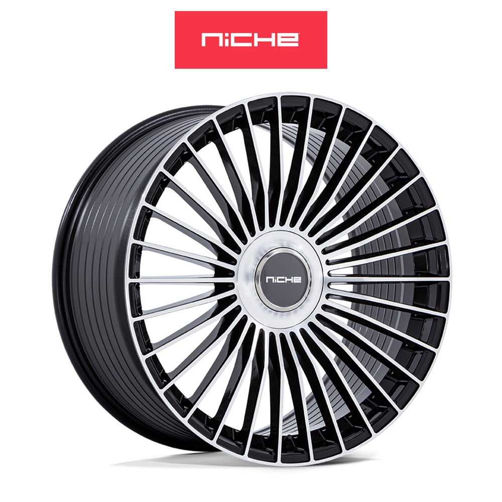レクサス ＲＸ用 ニッチ セリーン 20x9J ET 35 フロント、リア グロスブラック マシンドフェイス フリーフォームホイール４本セット (消費税、送料込み)