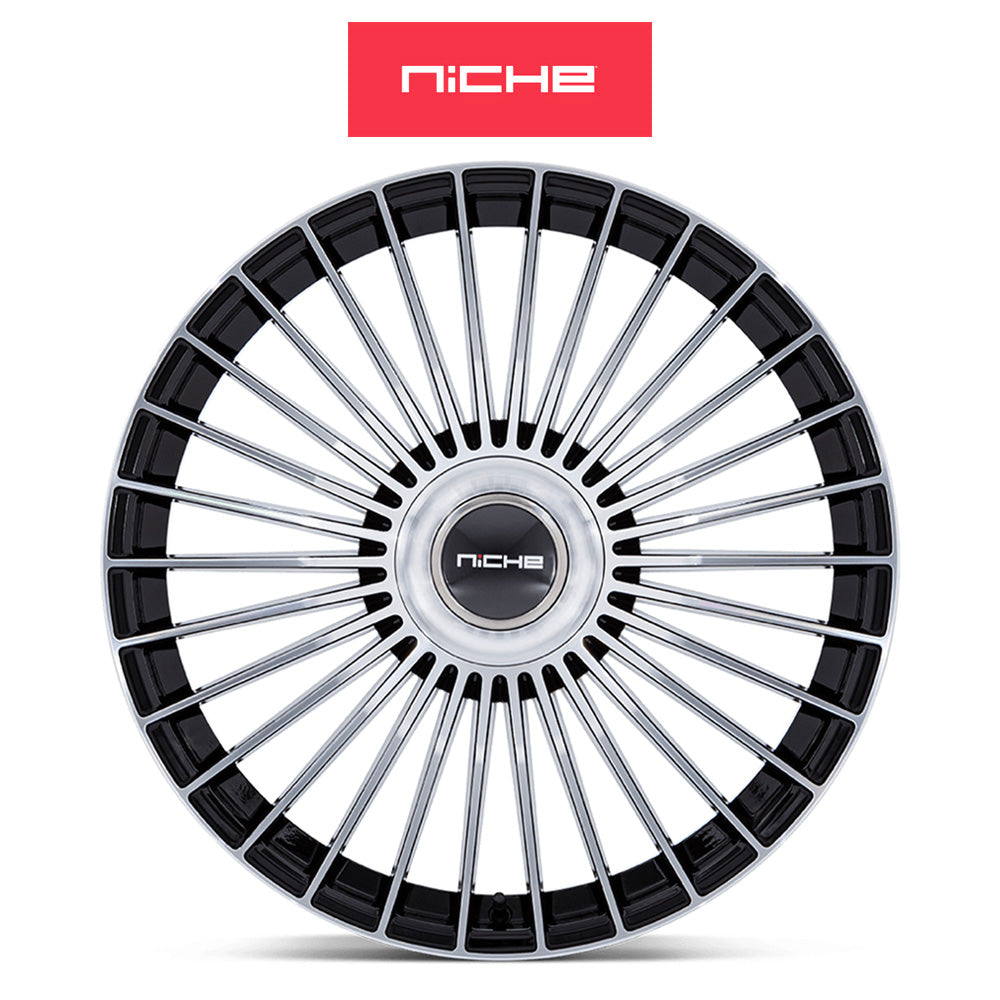レクサス ＲＸ用 ニッチ セリーン 20x9J ET 35 フロント、リア グロスブラック マシンドフェイス フリーフォームホイール４本セット (消費税、送料込み)