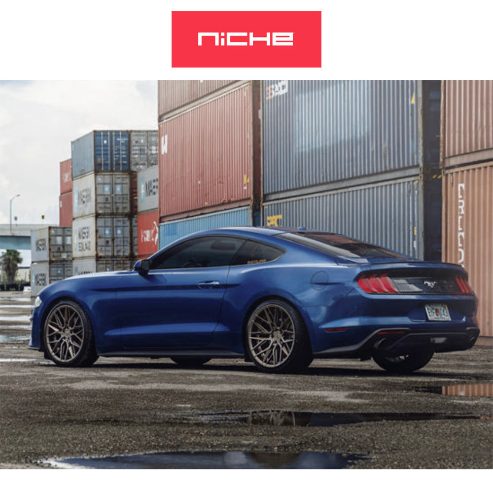 ホンダ シビック タイプＲ(Honda Civic Type-R)用 ニッチ ガマ 19x8.5J ET 35 フロント&リア マットブロンズ ホイール４本セット　Niche GAMMA 19X8.5 5X120 72 ZD +35 (消費税、送料込み)