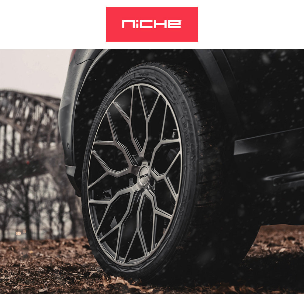 レクサス ＲＸ用 ニッチ マザンティ 20x9J ET 35 フロント、リア グロスブラックブラッシュドフェイス ホイール４本セット Niche MAZZANTI 20X9 5X4.5 72 RBL 35MM (消費税、送料込み)
