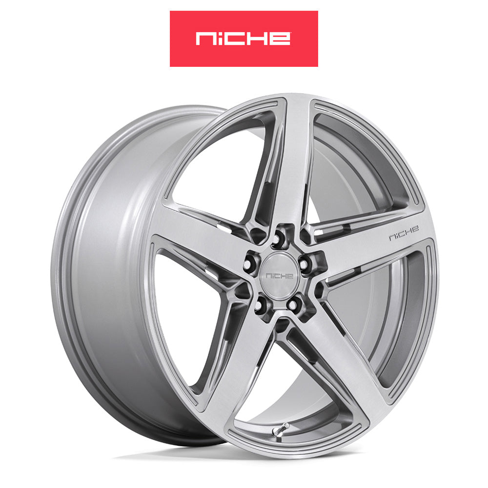 トヨタ ＧＲ８６(Toyota GR86)用  ニッチ テラモ 18x8J ET 30 フロント&リア アンスラサイトブラッシュドフェイスティントクリア ホイール４本セット Niche TERAMO TERAMO 18X8 5X100 66 GLR +30 (送料無料)