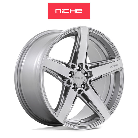 トヨタ ＧＲ８６(Toyota GR86)用  ニッチ テラモ 18x8J ET 30 フロント&リア アンスラサイトブラッシュドフェイスティントクリア ホイール４本セット Niche TERAMO TERAMO 18X8 5X100 66 GLR +30 (送料無料)