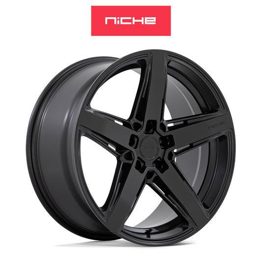 アウディ Ａ４用 ニッチ テラモ 20x9J ET 38 フロント、リア  マットブラック ホイール４本セット Niche TERAMO 20X9 5X112 66 BD +38 (消費税、送料込み)