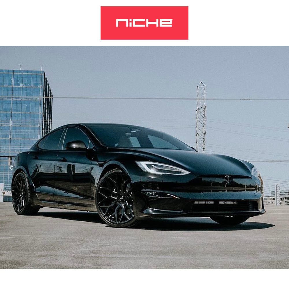 トヨタ GR スープラ用 ニッチ マザンティ 20x9J ET 27 フロント、20x10.5 ET 40 リア マットブラック ホイール４本セット (消費税、送料込み)