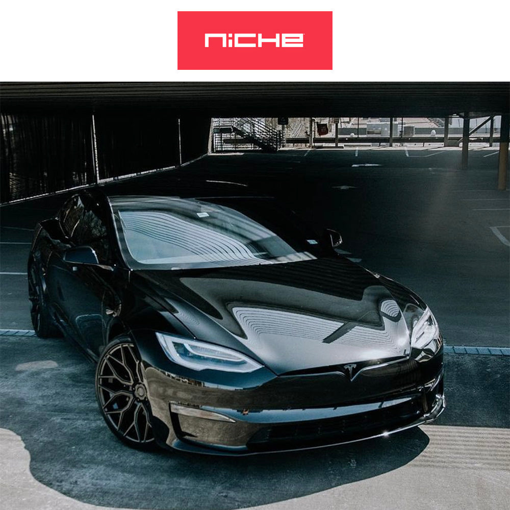 トヨタ GR スープラ用 ニッチ マザンティ 20x9J ET 27 フロント、20x10.5 ET 40 リア マットブラック ホイール４本セット (消費税、送料込み)