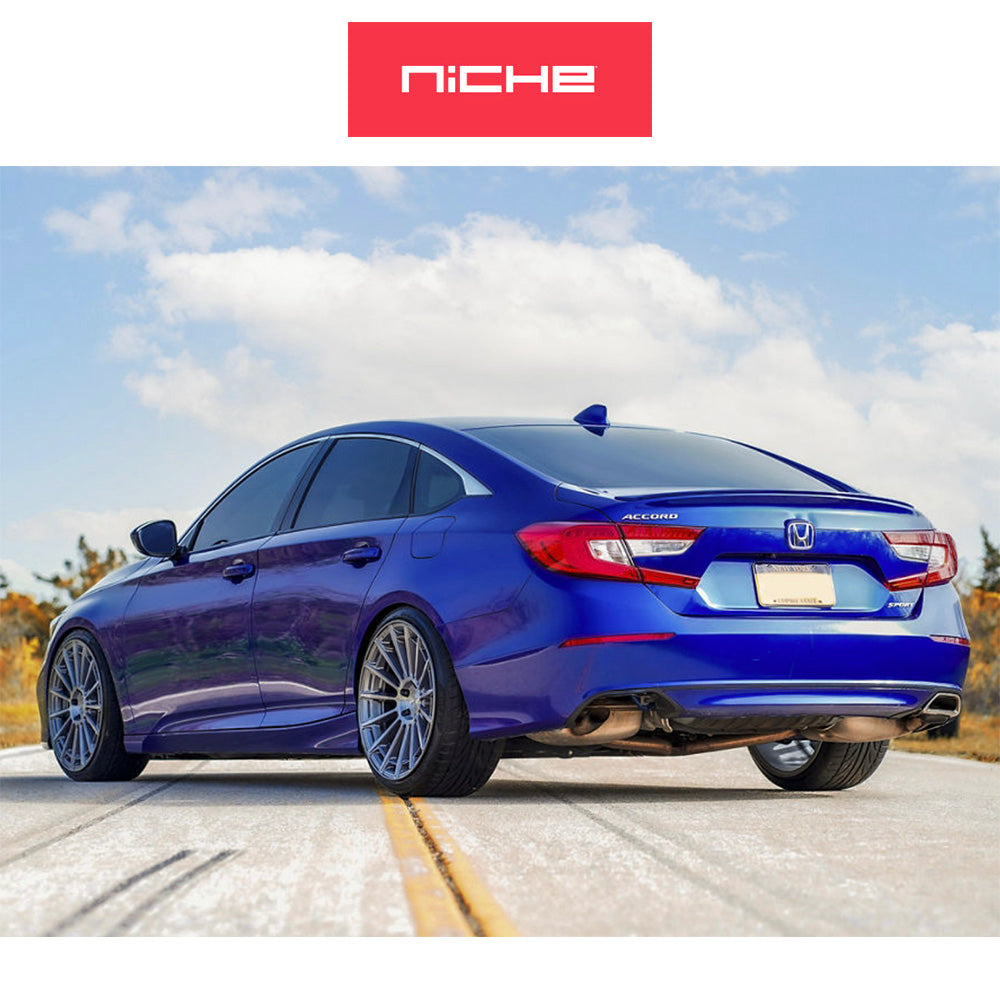 ホンダ シビック　タイプＲ(Honda Civic Type-R)用 ニッチ アマルフィ 20x9J ET 35 フロント&リア プラチナム ホイール４本セット Niche AMALFI 20X9 5X120 72 GLR +35 (送料無料)