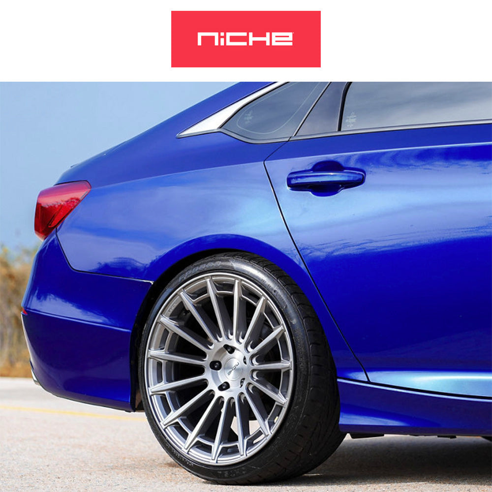 ホンダ シビック　タイプＲ(Honda Civic Type-R)用 ニッチ アマルフィ 20x9J ET 35 フロント&リア プラチナム ホイール４本セット Niche AMALFI 20X9 5X120 72 GLR +35 (送料無料)