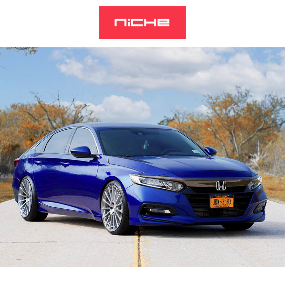 ホンダ シビック　タイプＲ(Honda Civic Type-R)用 ニッチ アマルフィ 20x9J ET 35 フロント&リア プラチナム ホイール４本セット Niche AMALFI 20X9 5X120 72 GLR +35 (送料無料)