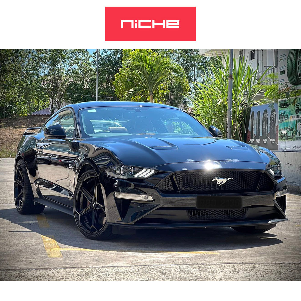 テスラモデルＹ用 ニッチ アロー 20x10.5J ET 40 フロント&リア グロスブラック ホイール４本セット　Niche ARROW 20X10.5 5X4.5 72 BL 40MM (消費税、送料込み)