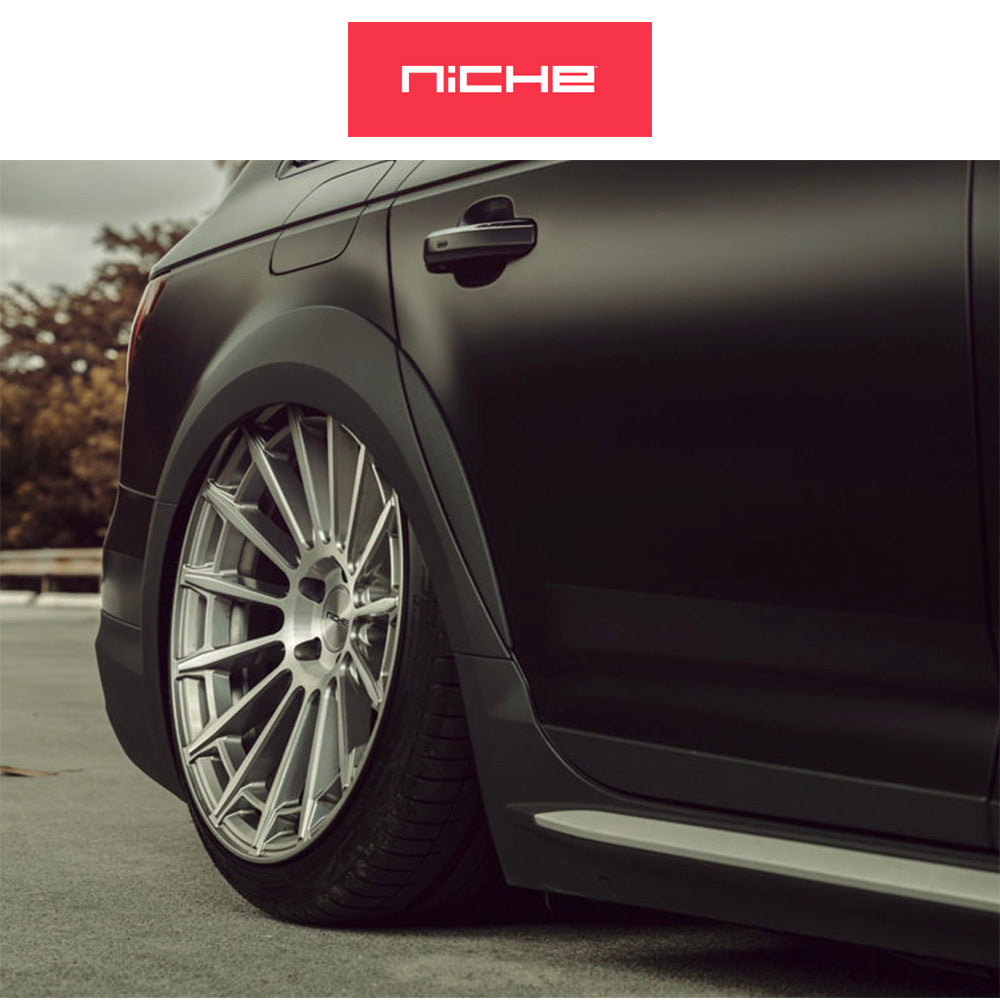 ＢＭＷ Ｍ４用 ニッチ アマルフィ 20x9J ET 25 フロント、20x10.5 ET 40 リア プラチナム ホイール４本セット (消費税、送料込み)