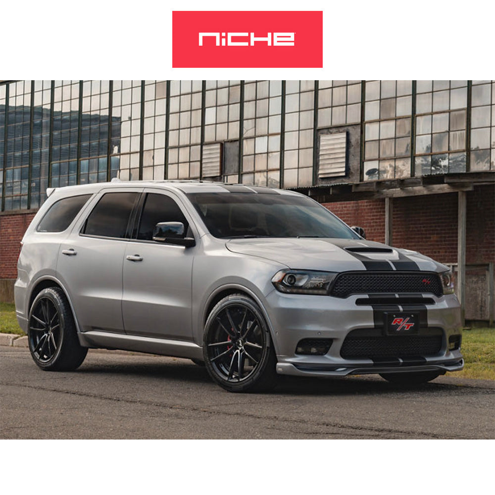 テスラモデル３用 ニッチ DFS 18x8J ET 40 フロント、リア グロスブラック ホイール４本セット　Niche DFS 18X8 5X4.5 72 BL +40 (消費税、送料込み)