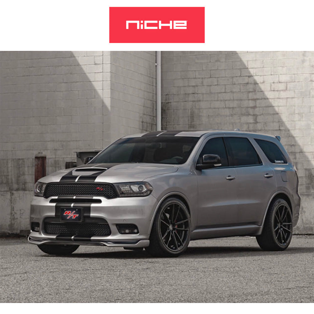テスラモデル３用 ニッチ DFS 18x8J ET 40 フロント、リア グロスブラック ホイール４本セット　Niche DFS 18X8 5X4.5 72 BL +40 (消費税、送料込み)