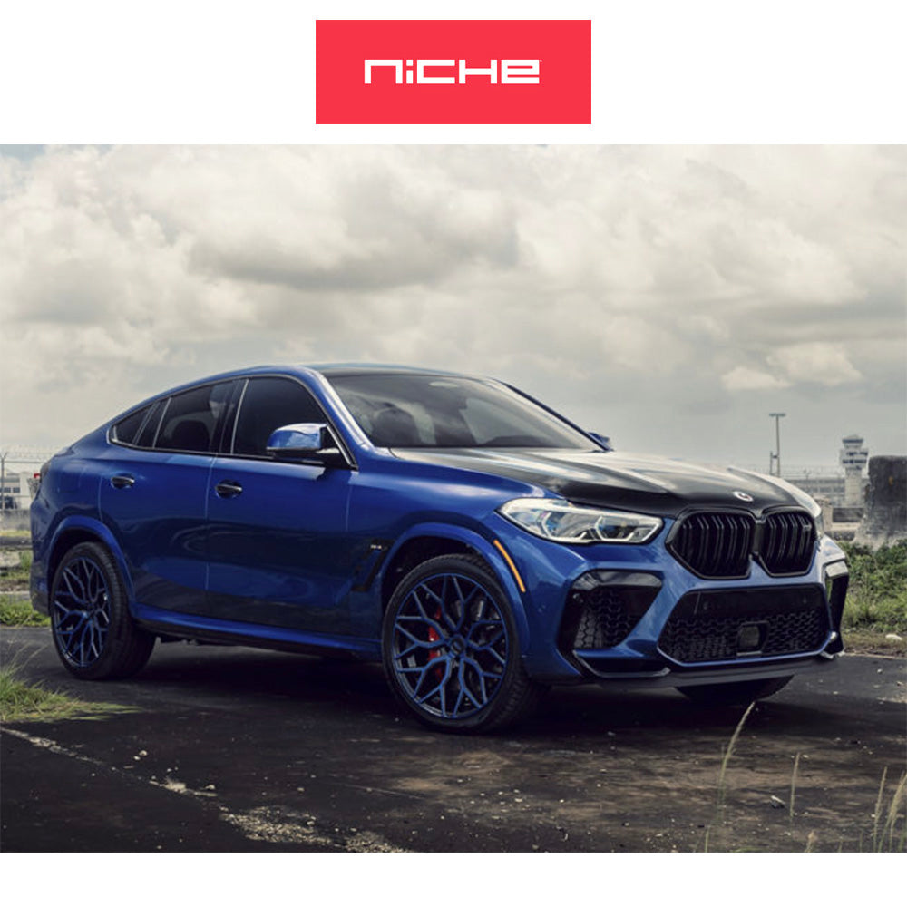ＢＭＷ Ｘ５(2023-2026年式)用 ニッチ マザンティ 19x9.5J ET 38 フロント、リア マットブラック ホイール４本セット (消費税、送料込み)