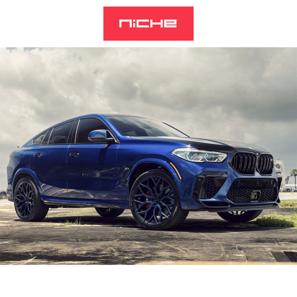 ＢＭＷ Ｘ５(2023-2026年式)用 ニッチ マザンティ 19x9.5J ET 38 フロント、リア マットブラック ホイール４本セット (消費税、送料込み)