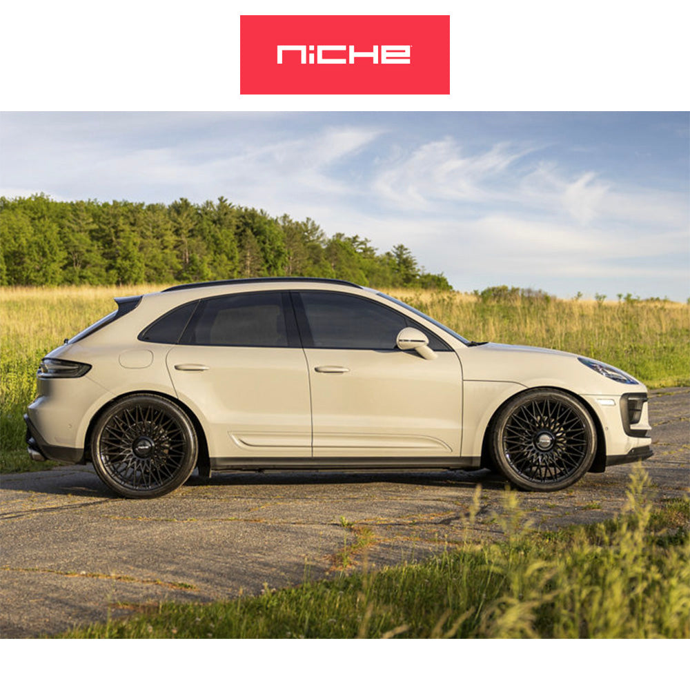 ＢＭＷ Ｘ５(2023-2026年式)用 ニッチ カプリ 22x9J ET 20 フロント、リア グロスブラック フローフォーミング・アルミニウムホイール４本セット (消費税、送料込み)