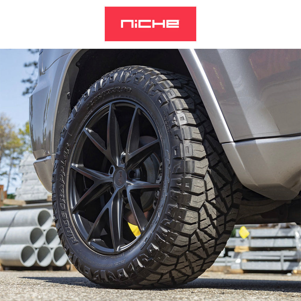 レクサス ＲＸ用 ニッチ ミサノ 20x9J ET 35 フロント、リア マットブラック ホイール４本セット　 Niche MISANO 20X9 5X4.5 72 BD +35 (消費税、送料込み)