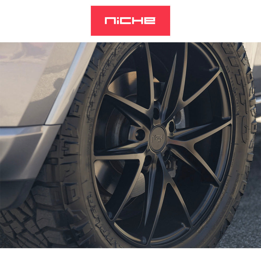 レクサス ＲＸ用 ニッチ ミサノ 20x9J ET 35 フロント、リア マットブラック ホイール４本セット　 Niche MISANO 20X9 5X4.5 72 BD +35 (消費税、送料込み)