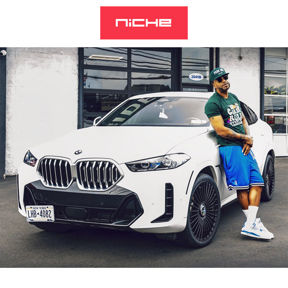 ＢＭＷ Ｘ６用 ニッチ セリーン 22x9J ET 20 フロント、リア グロスブラック フリーフォームホイール４本セット (消費税、送料込み)