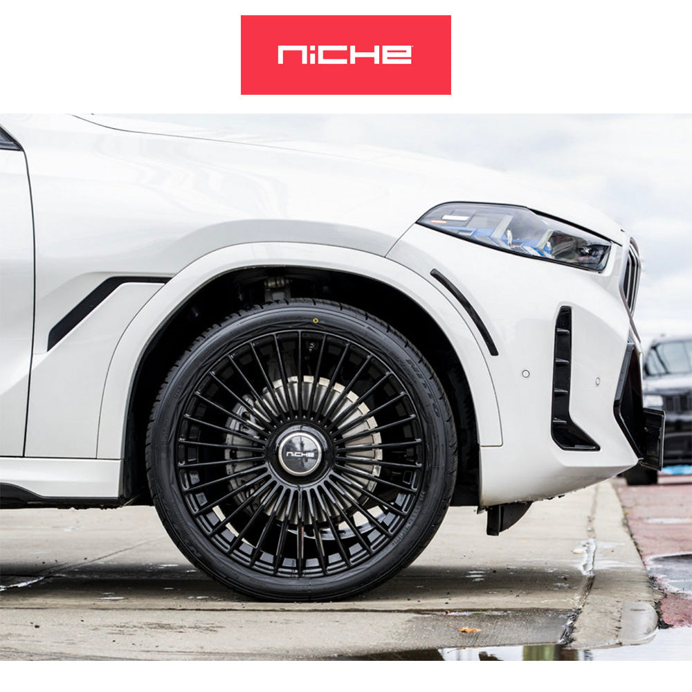 ＢＭＷ Ｘ６用 ニッチ セリーン 22x9J ET 20 フロント、リア グロスブラック フリーフォームホイール４本セット (消費税、送料込み)