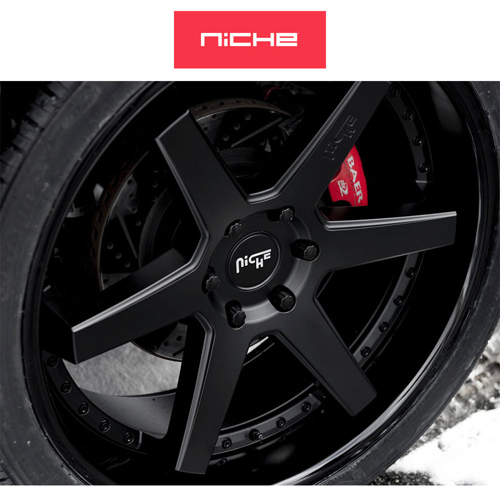レクサス ＲＸ用 ニッチ アルテア 18x8.5J ET 35 フロント、リア グロスブラックマットブラック ホイール４本セット　Niche ALTAIR 18X8.5 5X4.5 72 BLD +35 (消費税、送料込み)