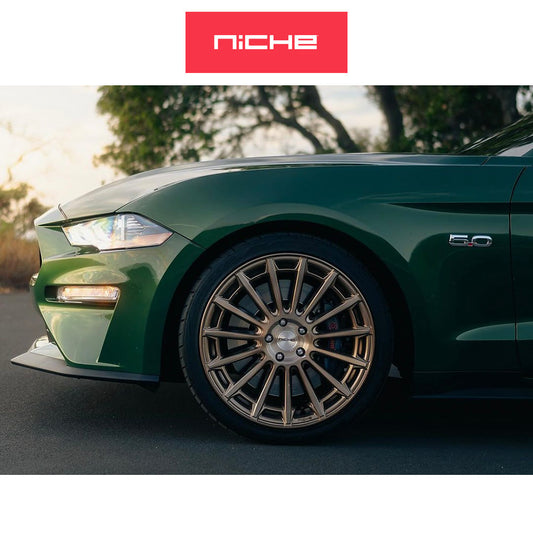 ホンダ シビック　タイプＲ(Honda Civic Type-R)用 ニッチ アマルフィ 20x9J ET 35 フロント&リア プラチナムブロンズ ホイール４本セット Niche AMALFI 20X9 5X120 72 BZBR +35 (送料無料)