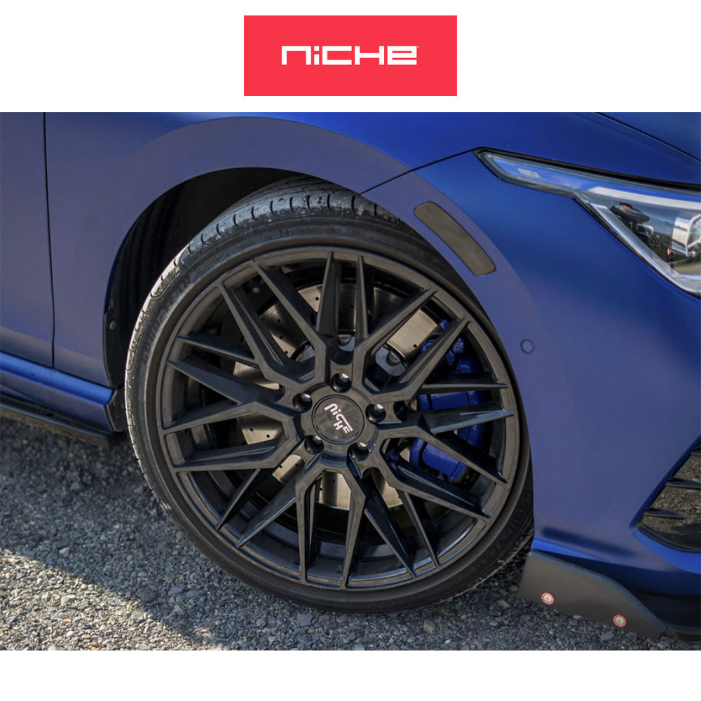 ホンダ シビック　タイプＲ(Honda Civic Type-R)用 ニッチ ガマ 19x8.5J ET 35 フロント&リア マットブラックホイール４本セット Niche GAMMA 19X8.5 5X120 72 BD +35 (送料無料)