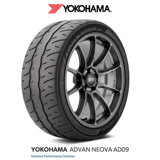 日産フェアレディＺ (Nismo)用 ヨコハマ アドバン ネオバ AD09 255/40ZR19フロント、285/35ZR19 リア サマータイヤ４本セット　YOKOHAMA  ADVAN NEOVA AD09 Extreme Performance Summer for Nissan Z (送料無料)